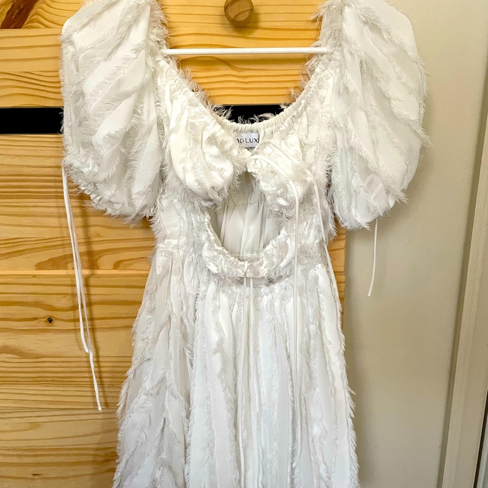 Sabo skirt white dress